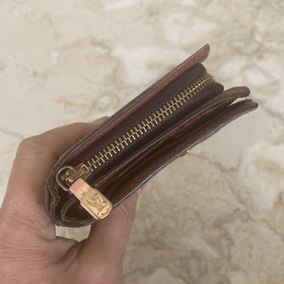 Louis Vuitton Monogram Compact Zip Bifold Wallet Authentic - Picture 8 of 17